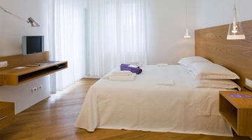 Chambre double de luxe avec balcon