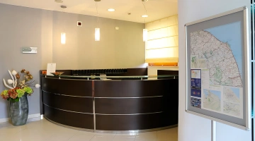 Bureau de réception