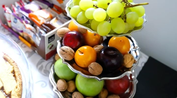 Des fruits frais pour le petit-déjeuner