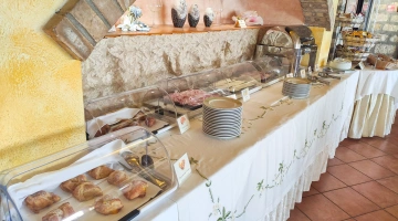 buffet de petit-déjeuner continental