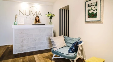 Reception del numa hotel