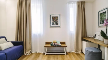Zona living della jr suite