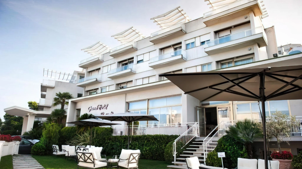 Façade extérieure de l&#39;hôtel