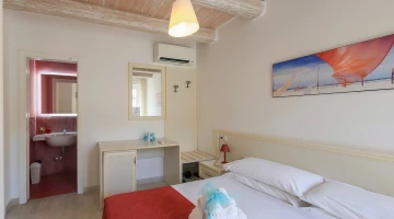 Chambre double avec salle de bain attenante