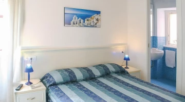 Chambre double avec salle de bain privée