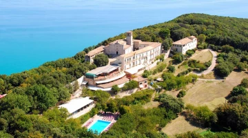 Vista aerea della struttura