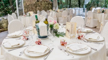 Mise en place per un evento speciale
