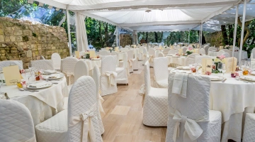 Outdoor set-up for events