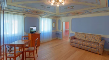 Wohnbereich in der Seicento Suite