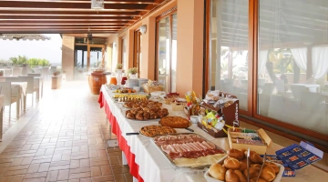 Buffet della colazione continentale