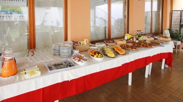 Buffet della colazione continentale
