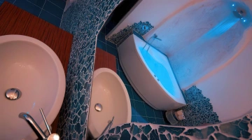 Bagno privato in camera Deluxe