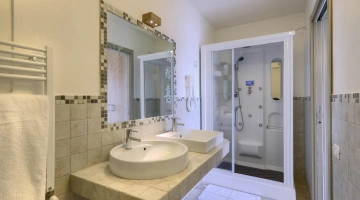 Bagno privato in camera Deluxe