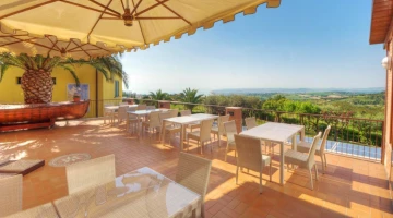 Terrasse panoramique aménagée