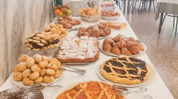 Sweet breakfast buffet