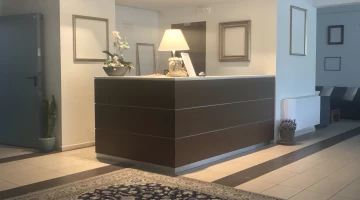 Hall and reception desk