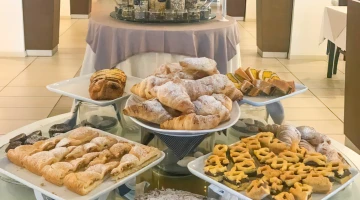 Sweet buffet breakfast
