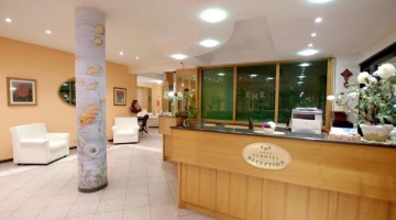 Rezeption in der Lobby
