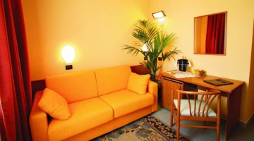Wohnbereich in der Suite