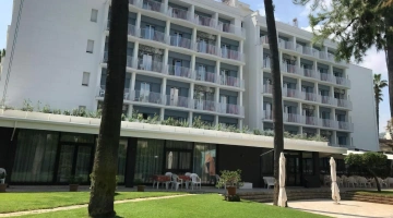 Facciata dell'hotel relax