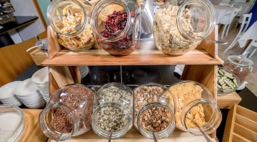 Angolo dei cereali a buffet