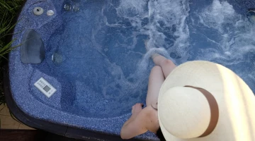 Jacuzzi sur la terrasse