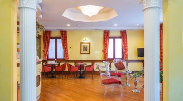 Common room with tables