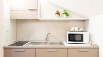 Kitchenette in deluxe room