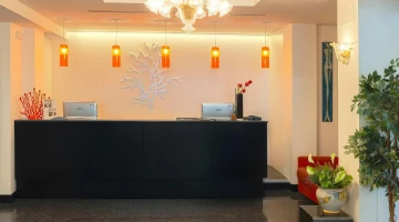 Reception desk