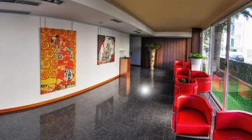 Common areas with armchairs