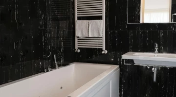 Bathroom with tub