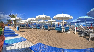 Private beach
