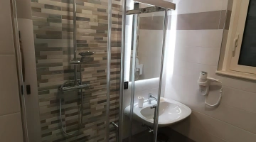 Private bathroom with shower