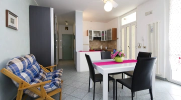 Living area in the apartment