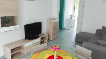 Living area in the apartment