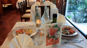 Menu de poisson au restaurant