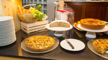 Buffet avec options sucrées