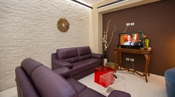 Shared living room with TV