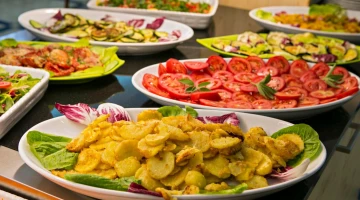 Buffet de plats d&#39;accompagnement