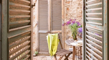 Sala comune con accesso al balcone