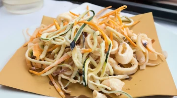 mixed fried food
