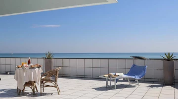 Private terrace in Suite