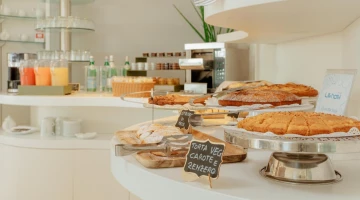 Kontinentales Frühstücksbuffet