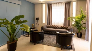 Gemeinsames Wohnzimmer