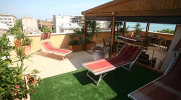 Solarium area on the terrace