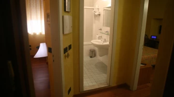Family room with private bathroom