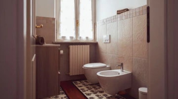 Bathroom in Il Calice single room