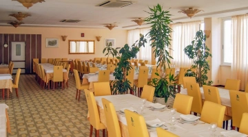 La sala ristorante