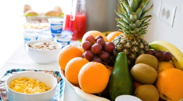 Fresh fruit for breakfast