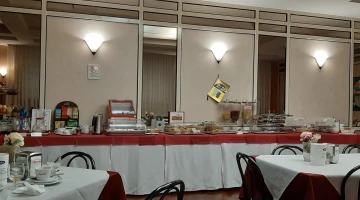 Continental buffet breakfast